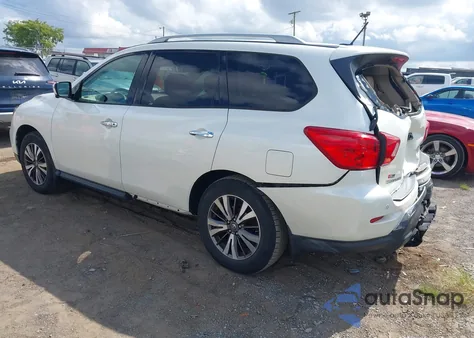 2017 Nissan Pathfinder Sl z USA, uszkodzony, nr VIN 5N1DR2MN6HC673289